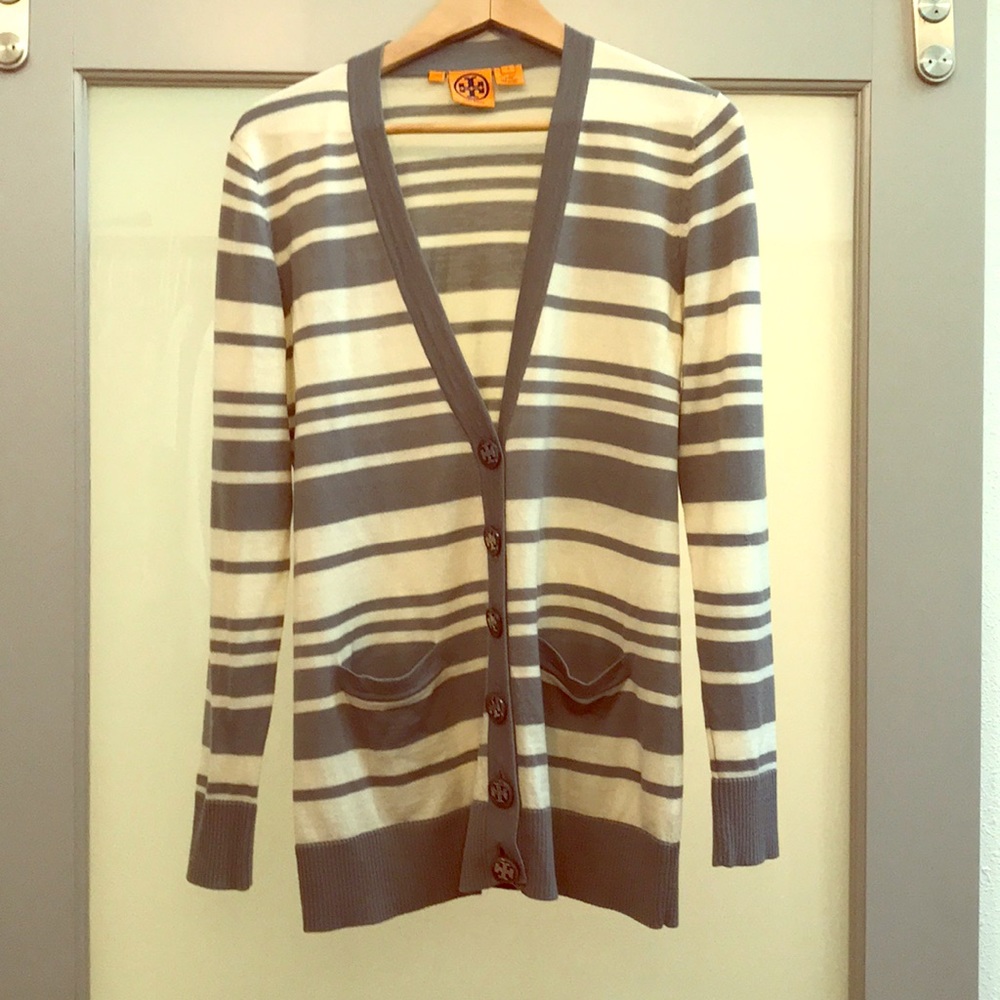 Tory Burch Womens Wool Cardigan Size M